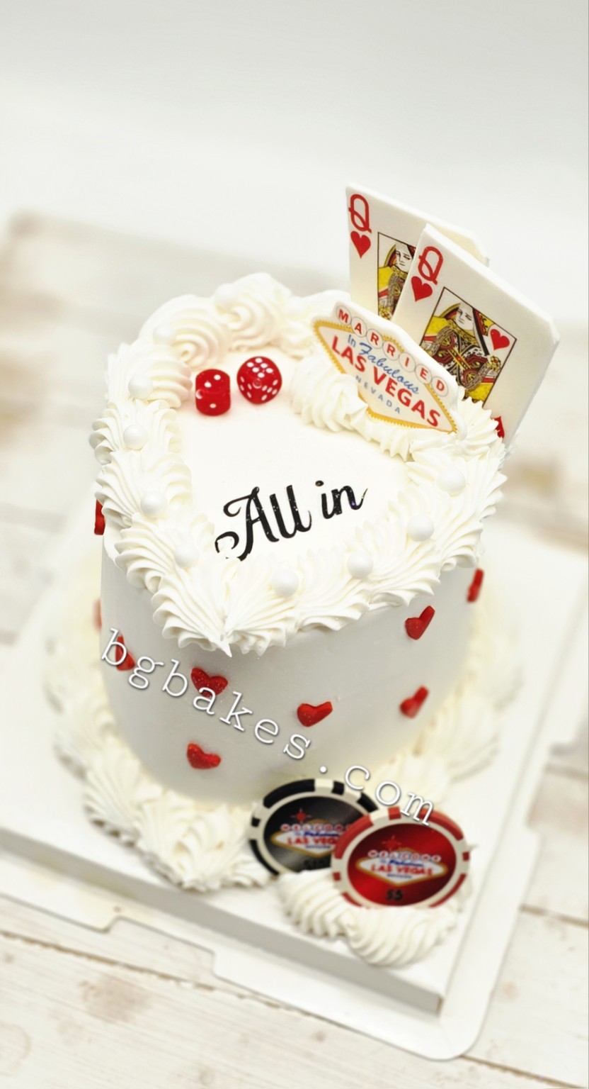 All In casino cake
